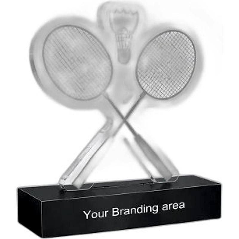 Acrylic Trophy - FT 735 - Badminton