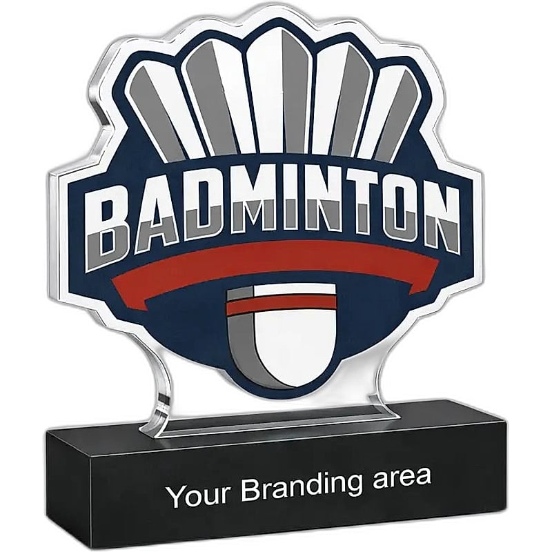 Acrylic Trophy - FT 736 - Badminton