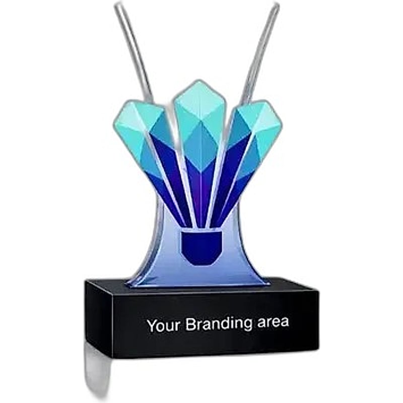 Acrylic Trophy - FT 739 - Badminton