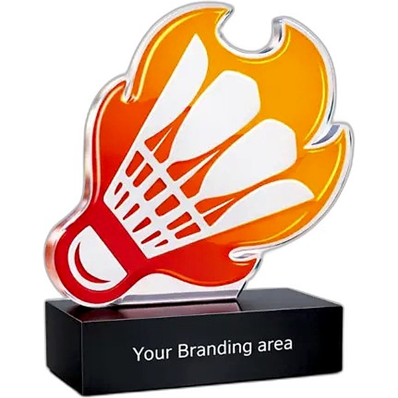 Acrylic Trophy - FT 740 - Badminton