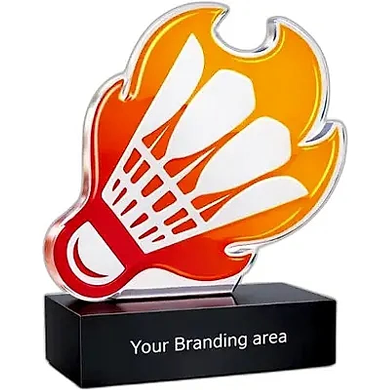 Acrylic Trophy - FT 740 - Badminton