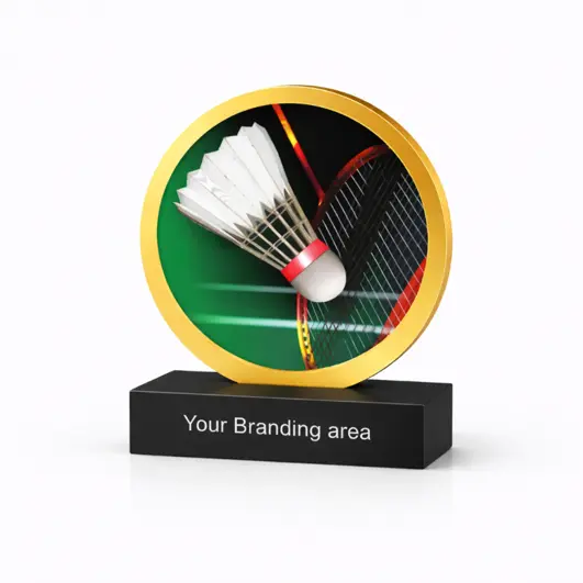 Acrylic Trophy - FT 742 - Badminton