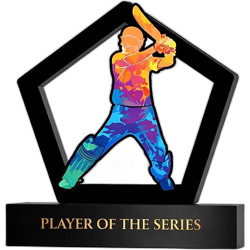 Acrylic Trophy - FT 652- Cricket