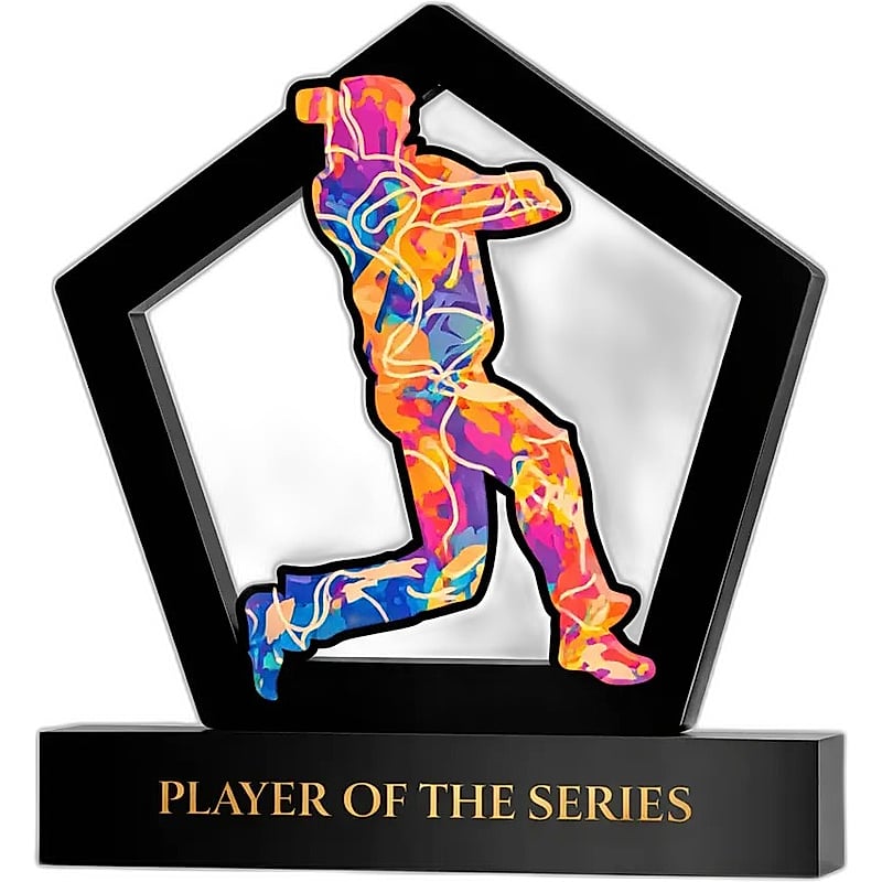Acrylic Trophy - FT 653 - Cricket