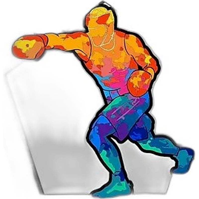 Acrylic Trophy - FT 655 - Boxing