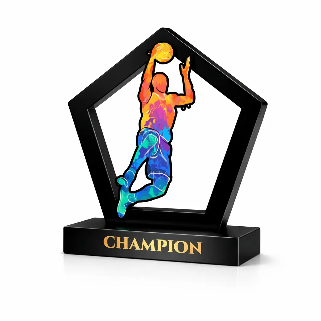 Acrylic Trophy - FT 657 - Basketball