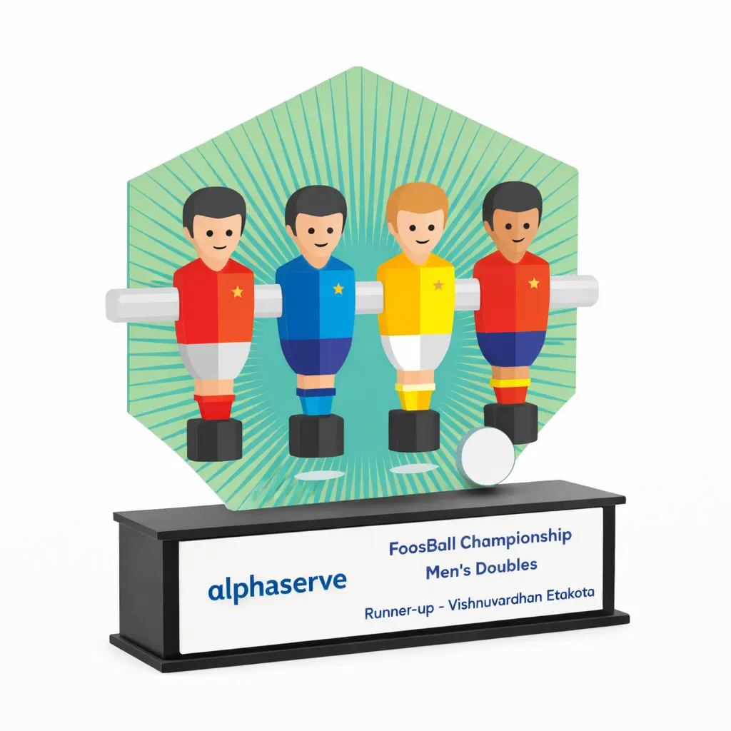 Acrylic Trophy - FT 701 - Foosball