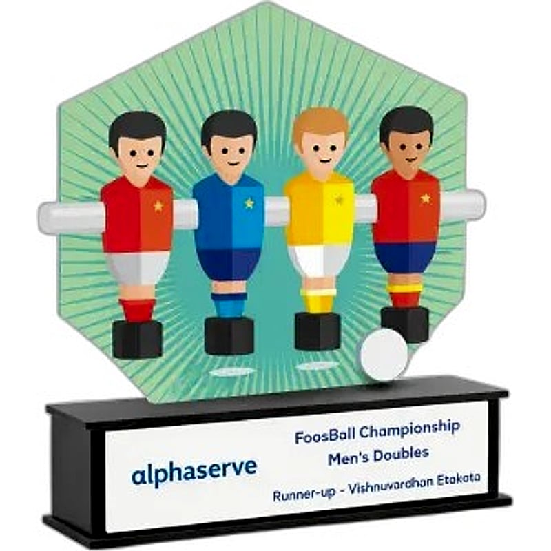 Acrylic Trophy - FT 701 - Foosball