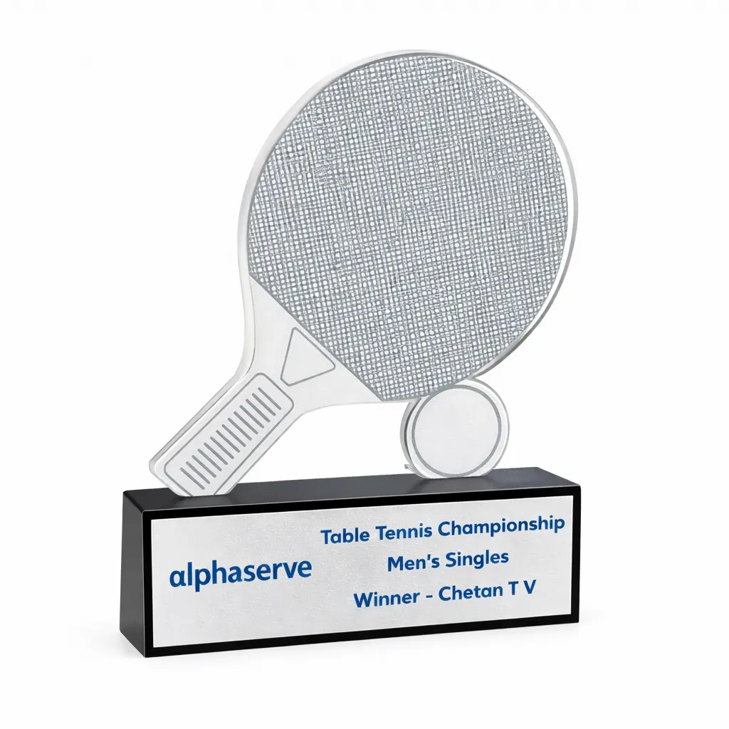 Acrylic Trophy - FT 703 - Table Tennis