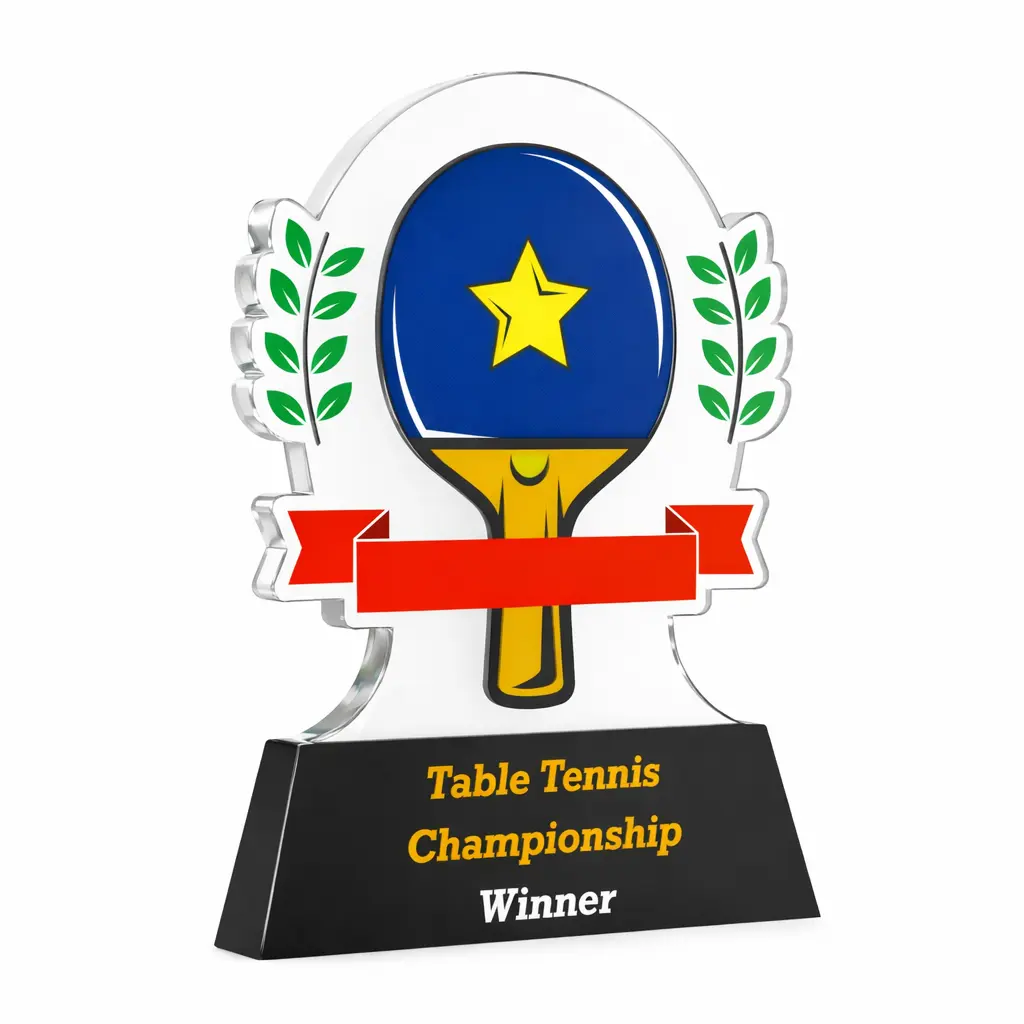 Acrylic Trophy - FT 704 - Table Tennis
