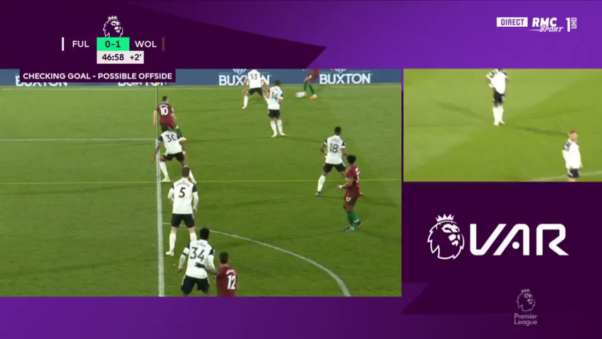Offside decision