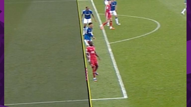 Offside decision