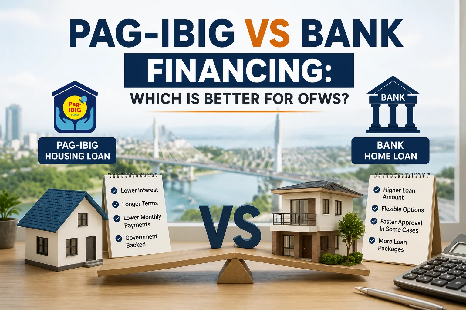 Pag-IBIG vs Bank Financing for OFWs: Which Home Loan Is Better?