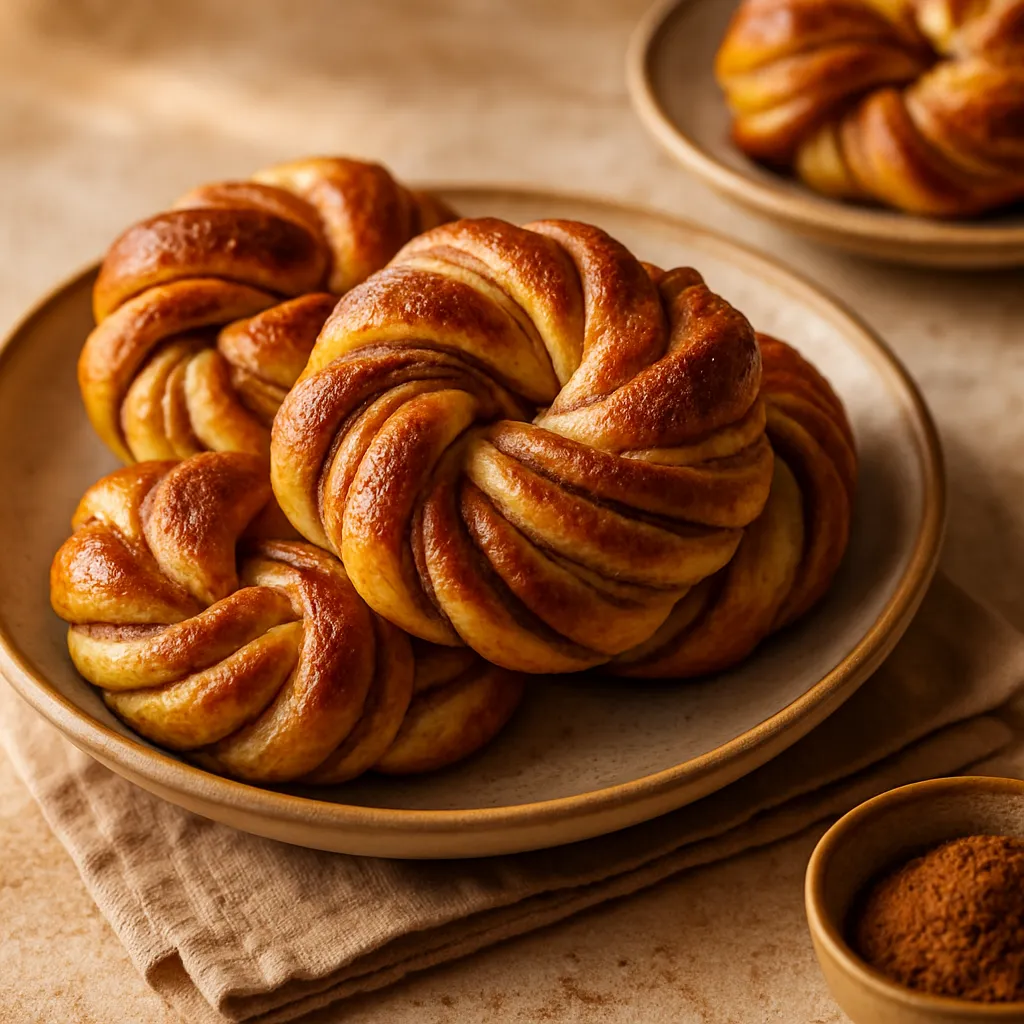 Süßes Hefegebäck mit Zimt