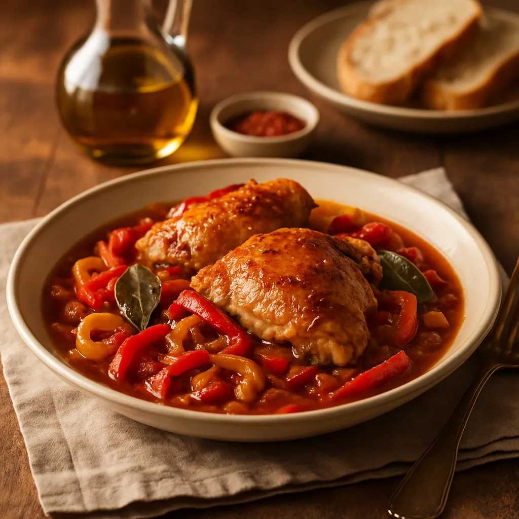 Photo of Poulet Basquaise