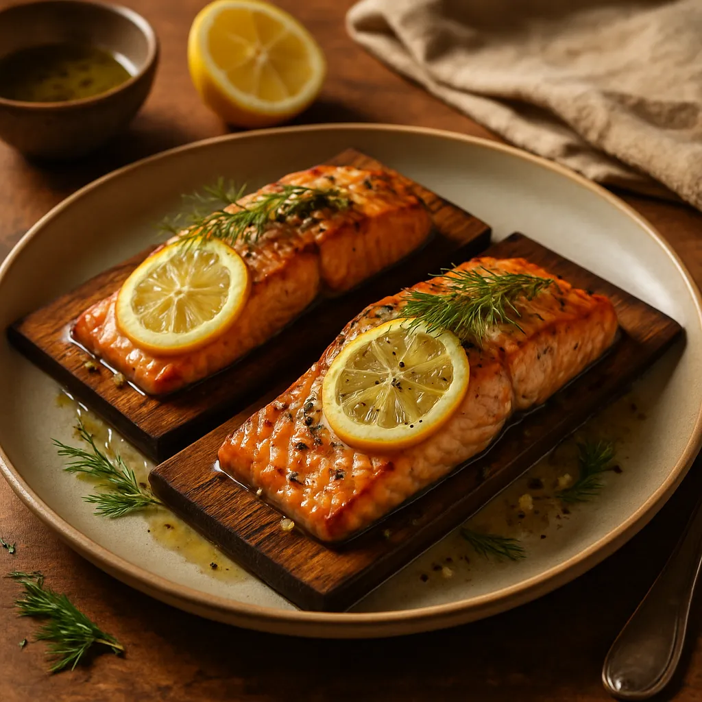 Photo of Cedar Plank Grilled Salmon