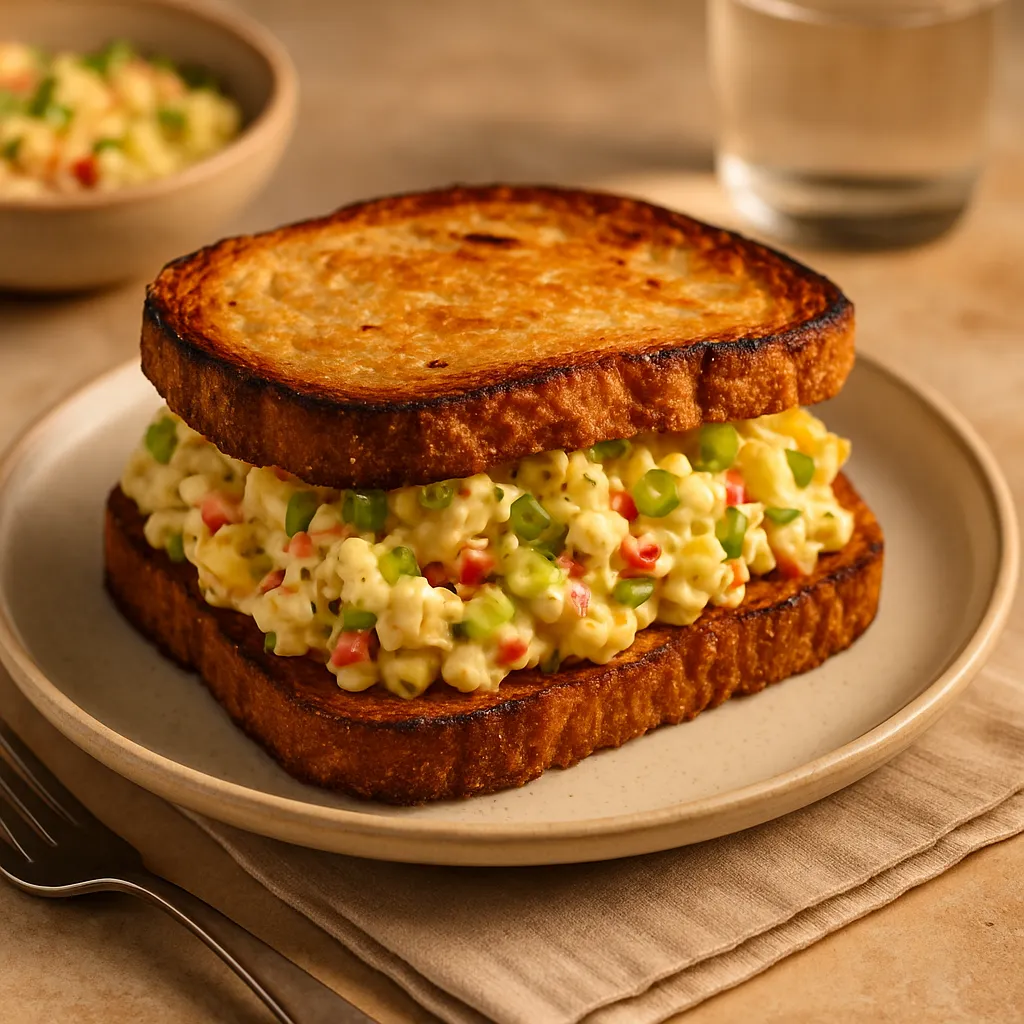 Photo of Crispy Egg Salad Sandwich