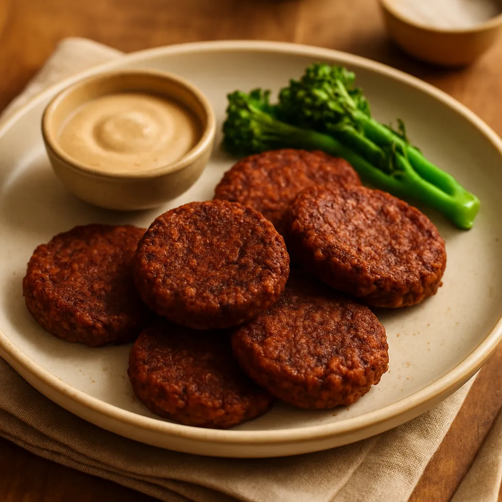 Smoky Vegan Breakfast Sausage Patties