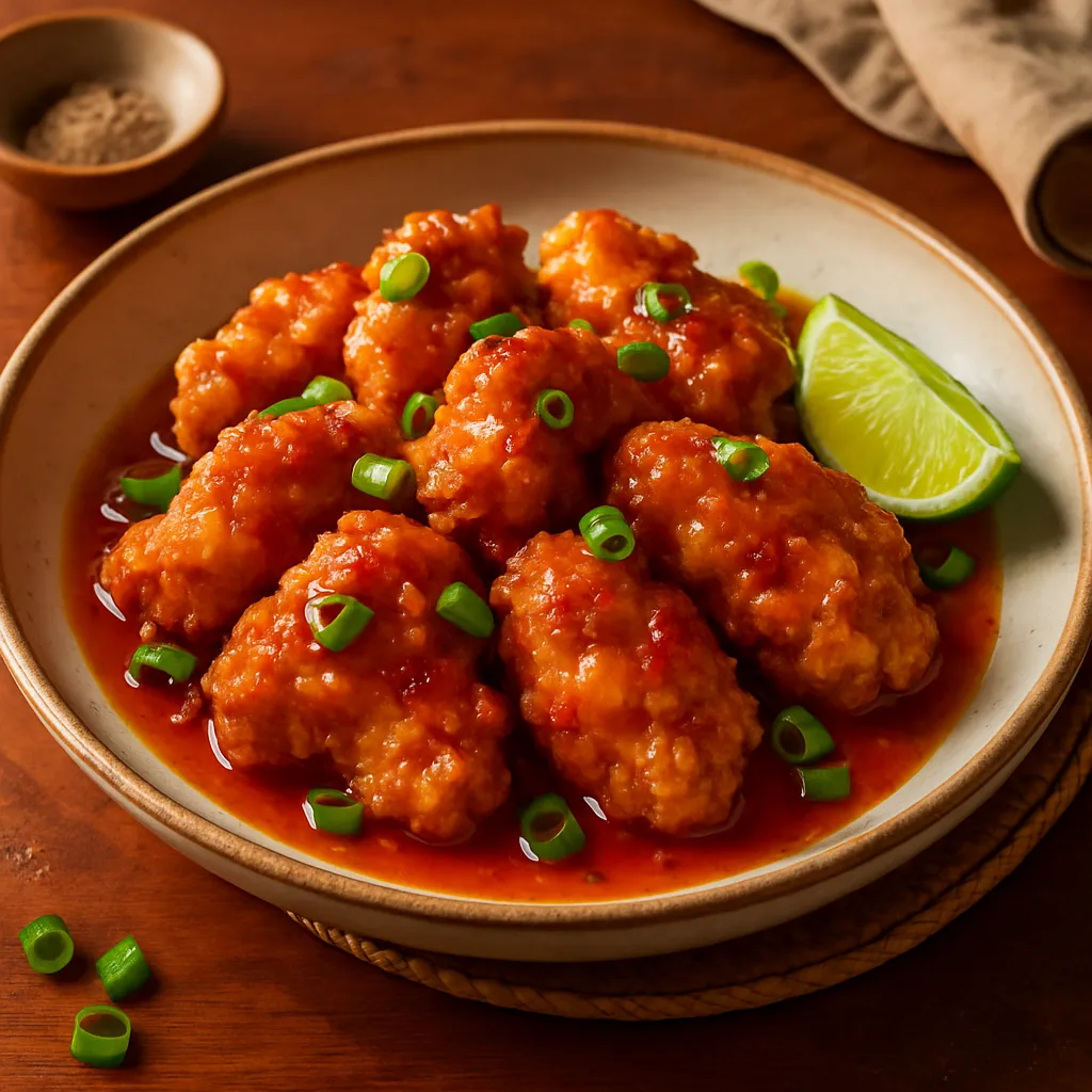 Photo of Fried Chicken with Sweet Chili Sauce