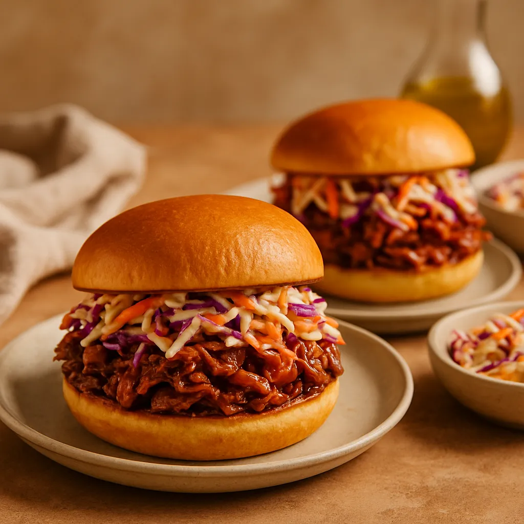 Vegan BBQ Jackfruit Sandwiches