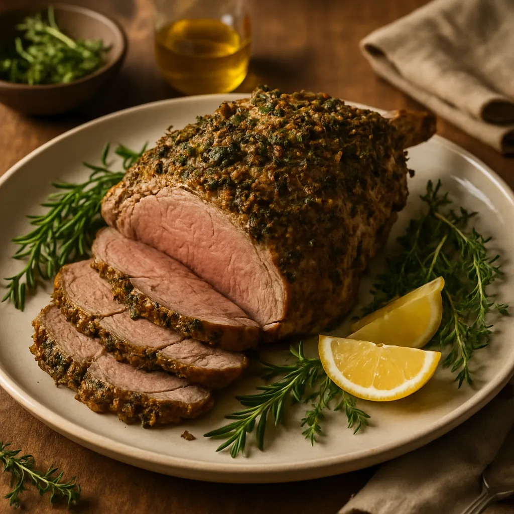 Photo of Easy Herb-Crusted Easter Lamb