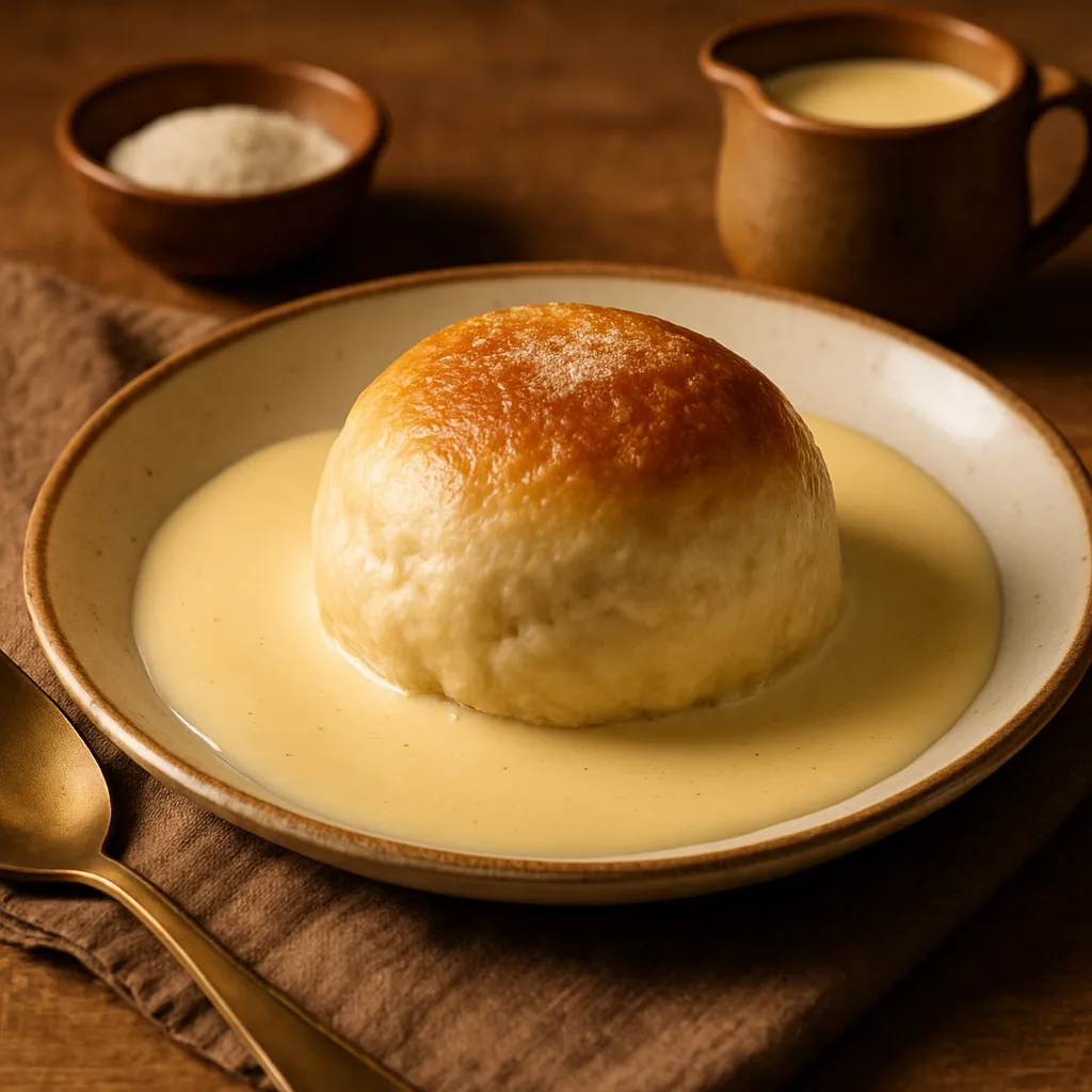 Dampfnudeln mit Vanillesoße