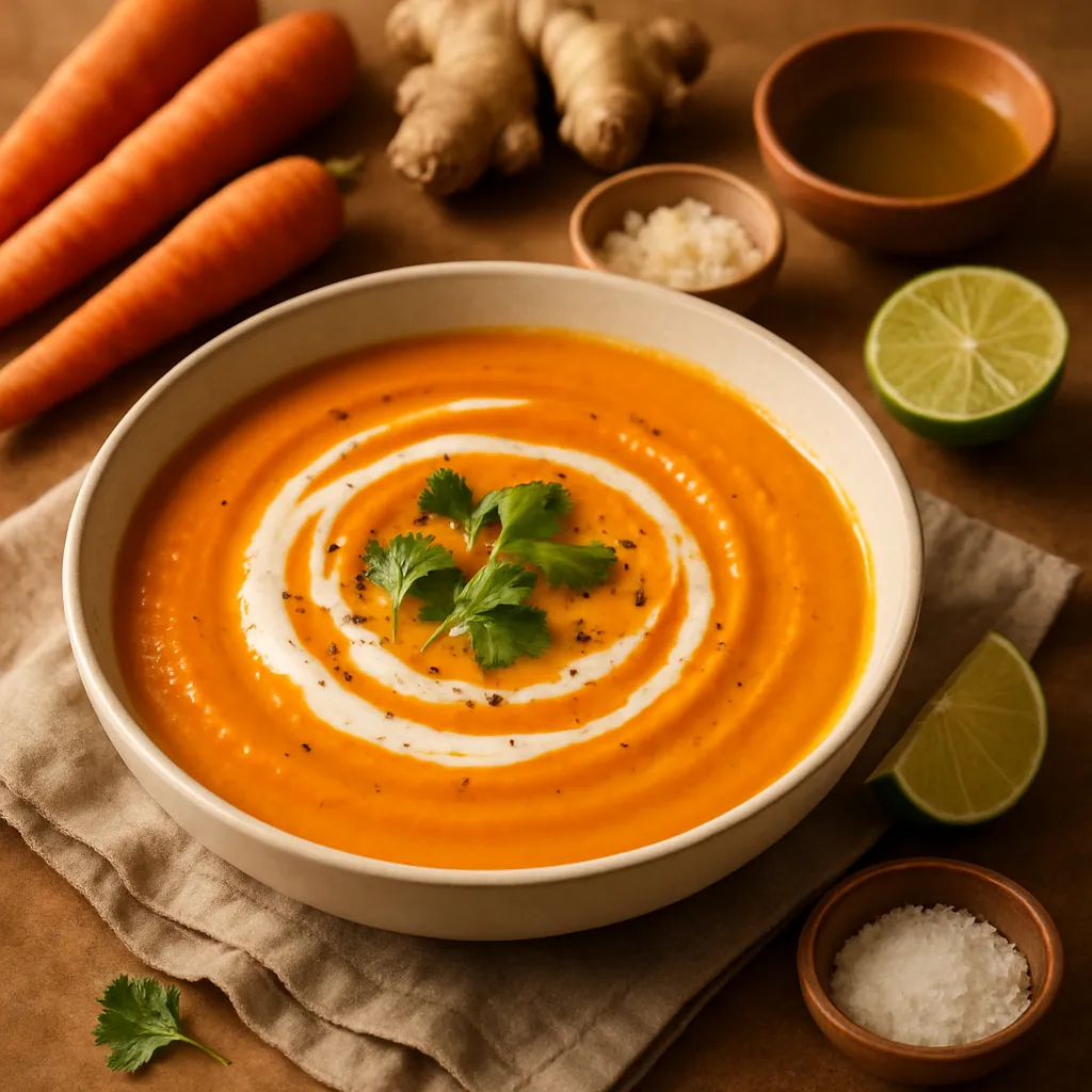 Soupe de Carottes au Gingembre