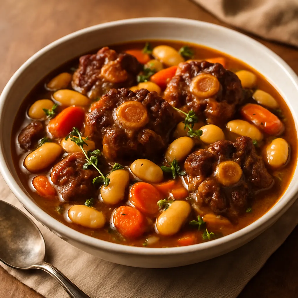 Photo of Oxtail Stew with Butter Beans