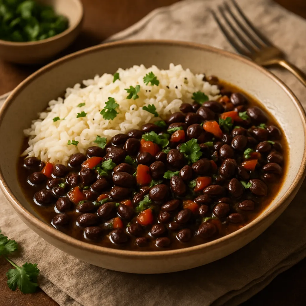 Photo of Stewed Black Beans and Rice