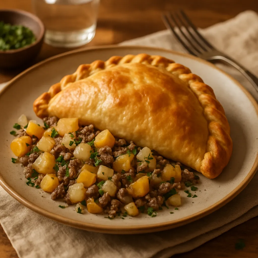 Cornish Pasty with Root Vegetables