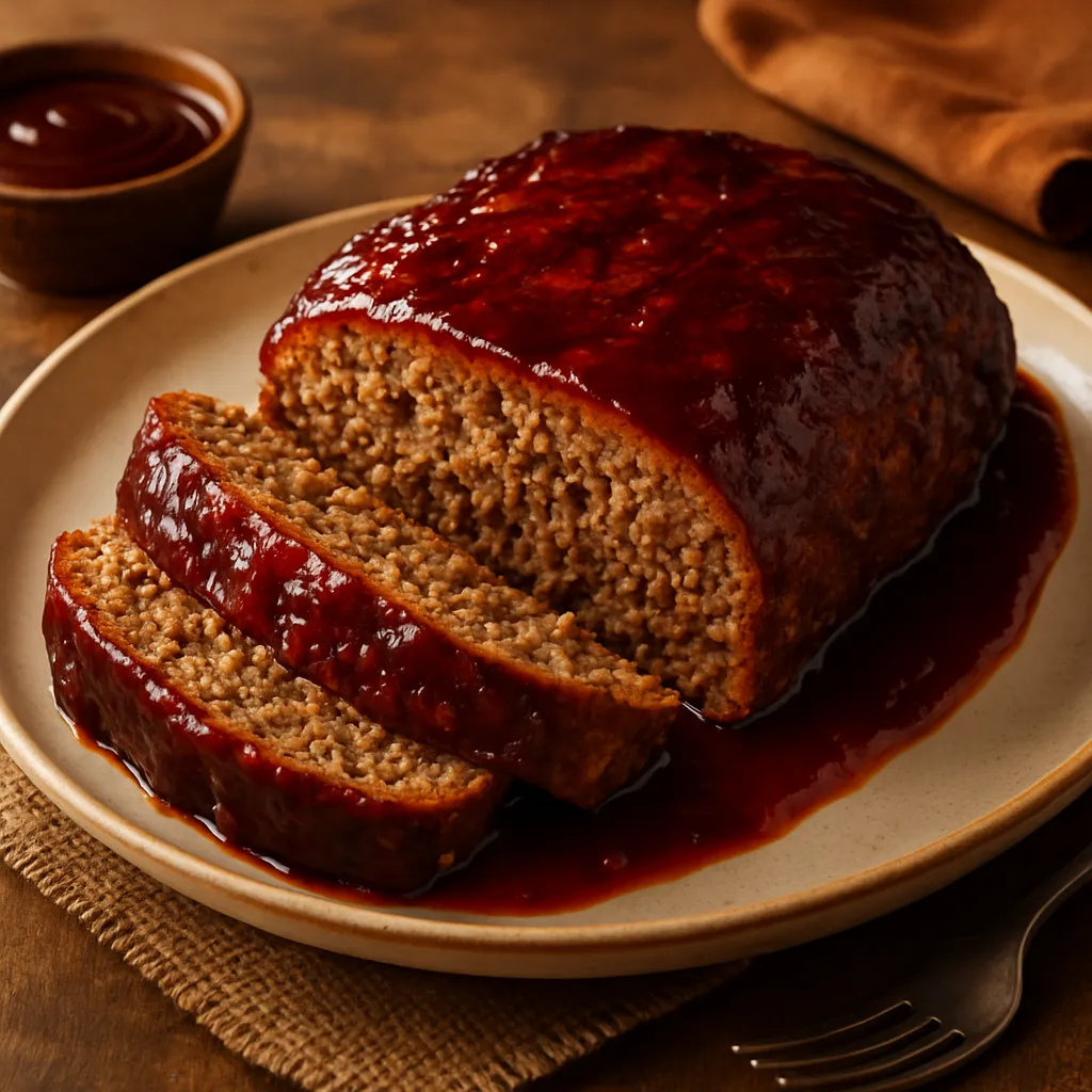 Photo of Smoked Meatloaf with BBQ Glaze