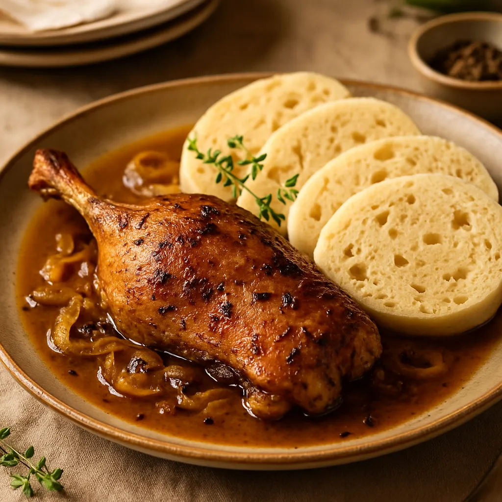 Photo of Pečená kachna s knedlíky