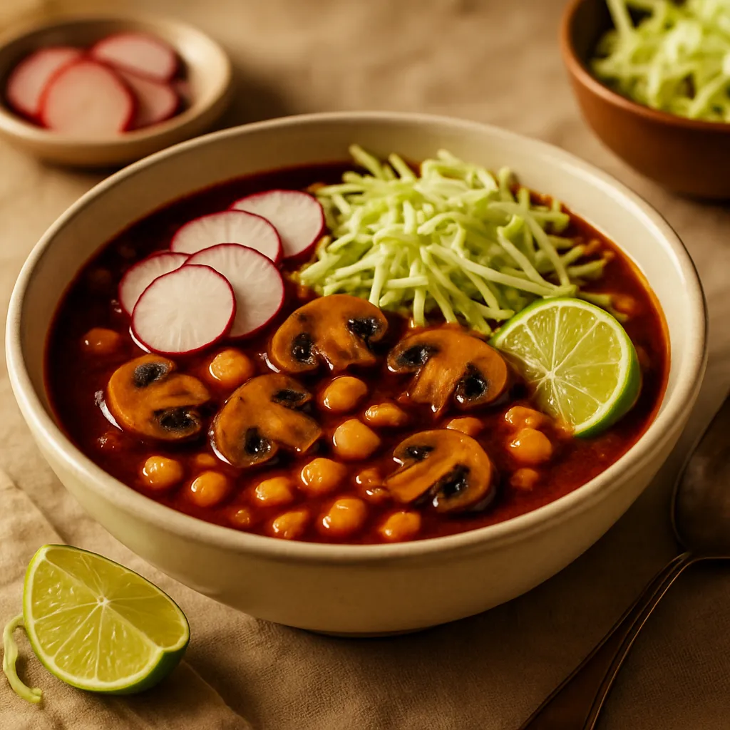 Pozole Rojo Vegano