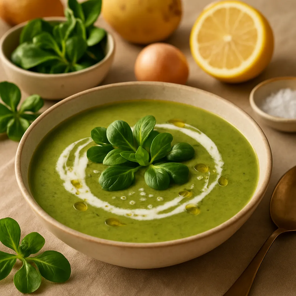 Vegan Soupe de Mâche