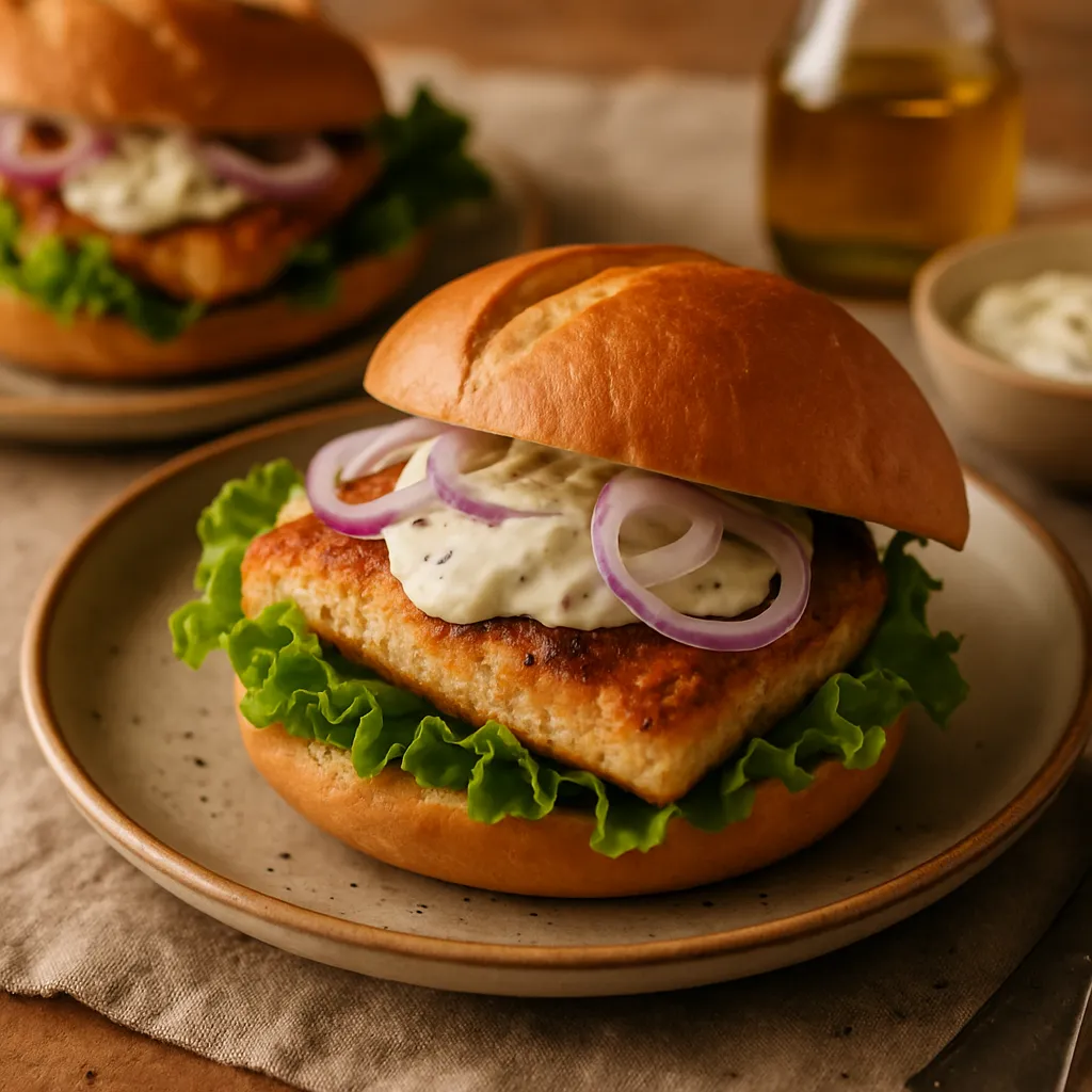 Fischbrötchen mit Remoulade
