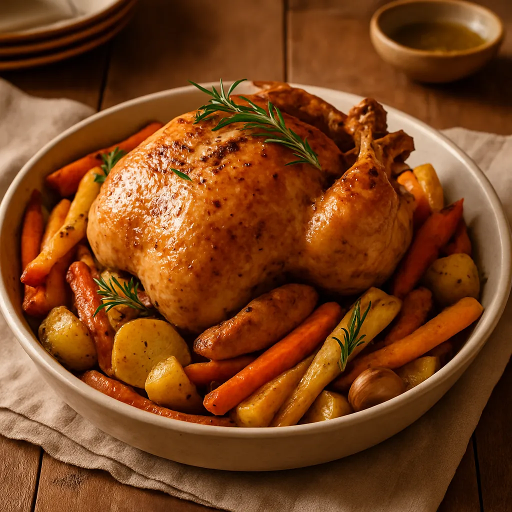 Photo of Irish Roast Chicken with Root Vegetables