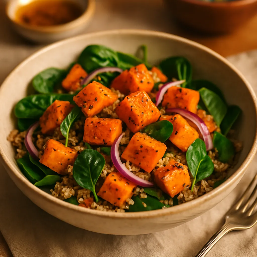 Roasted Pumpkin and Quinoa Salad
