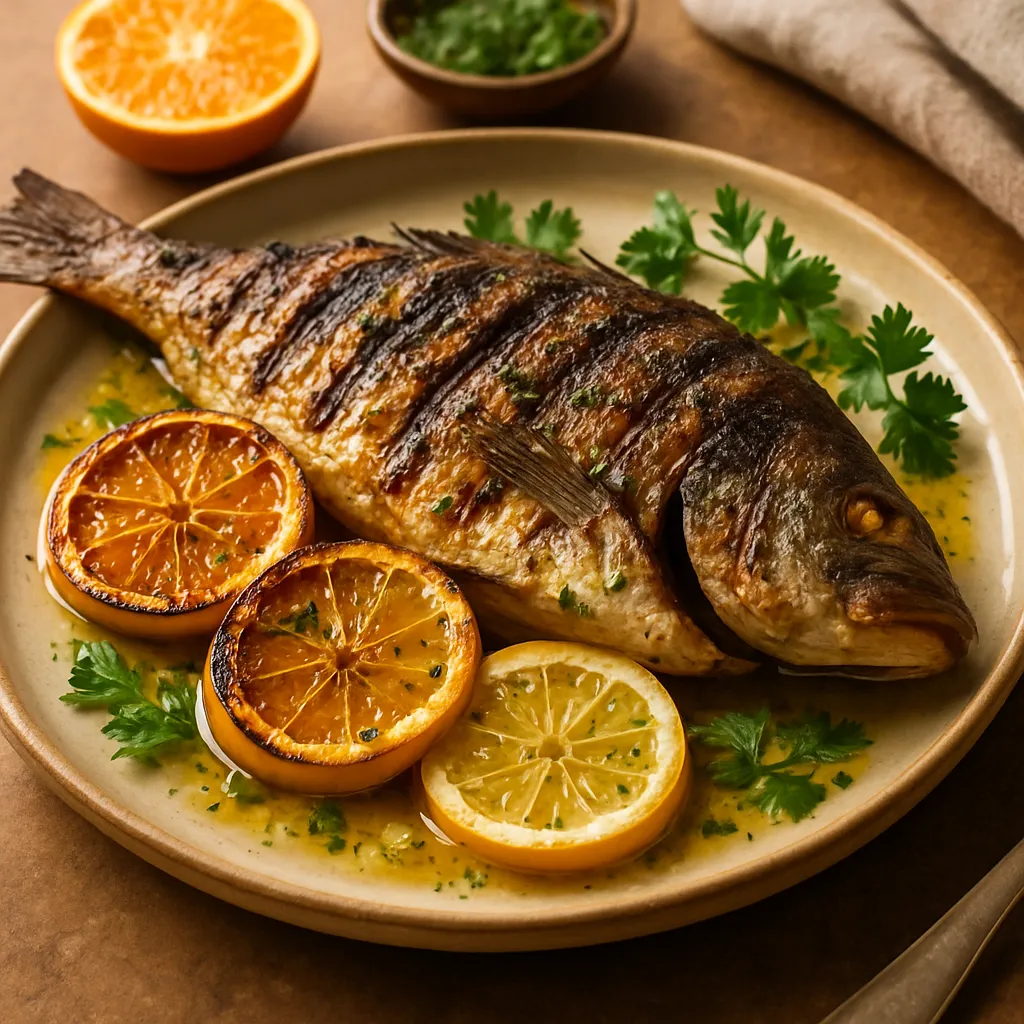 Photo of BBQ Grilled Whole Fish with Citrus Marinade