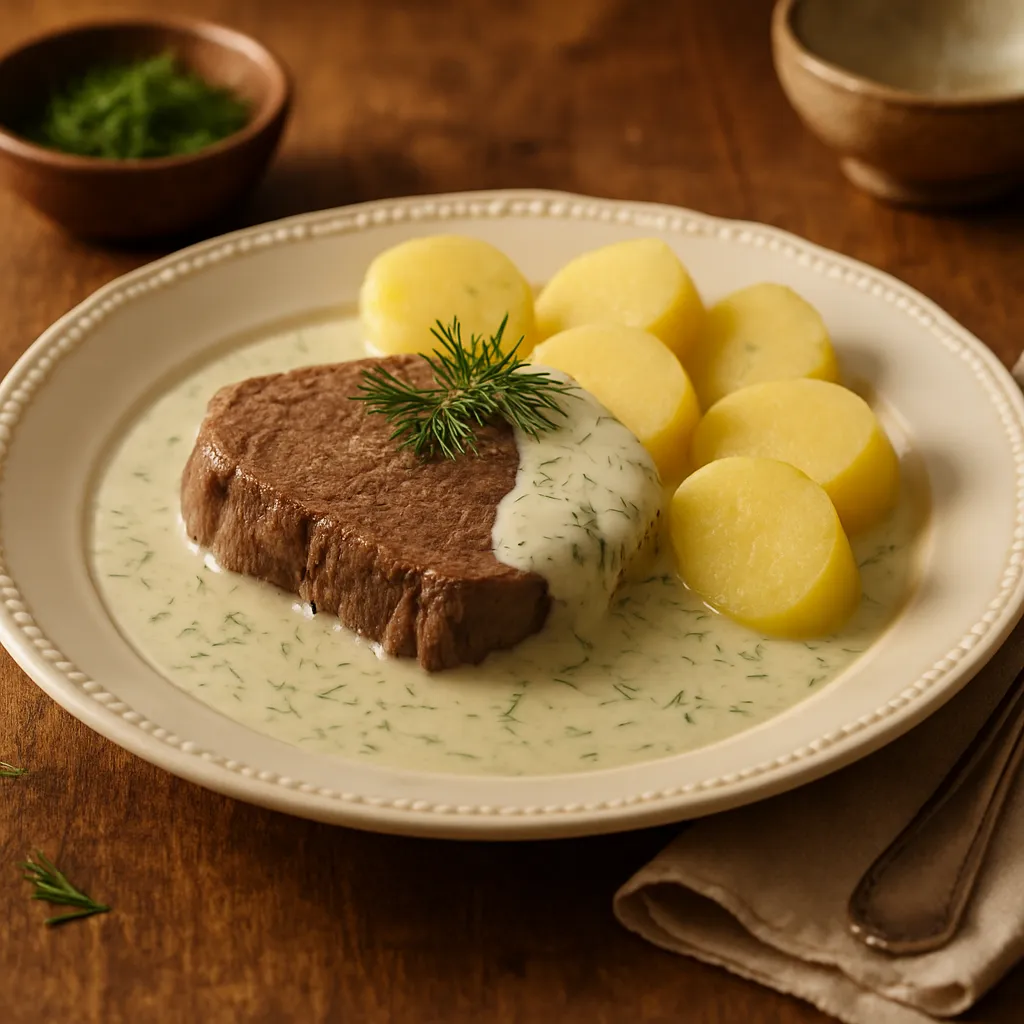 Photo of Koprová omáčka s hovězím masem