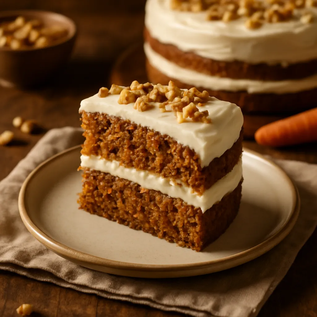 Photo of Homemade Southern Carrot Cake with Cream Cheese Frosting