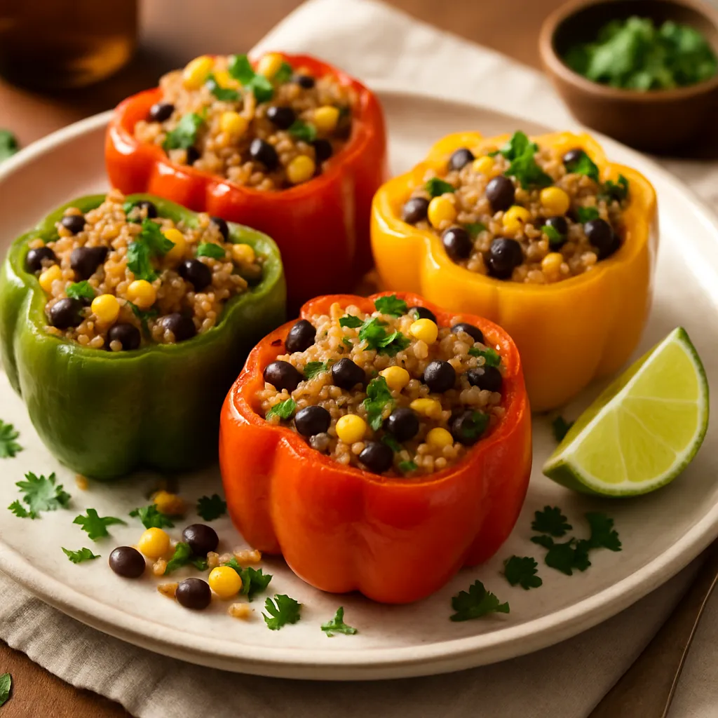 Photo of Stuffed Bell Peppers with Quinoa
