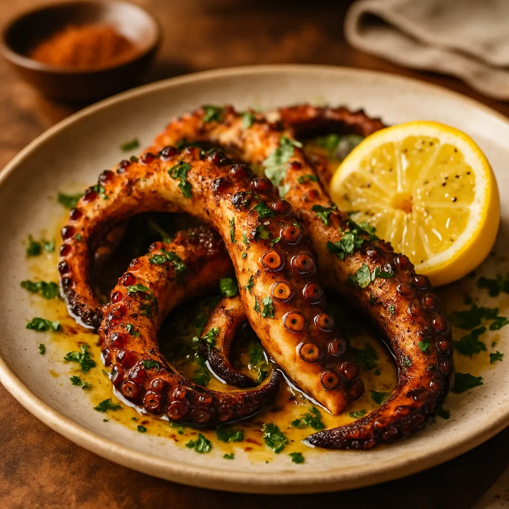 Photo of Grilled Octopus with Lemon and Herbs