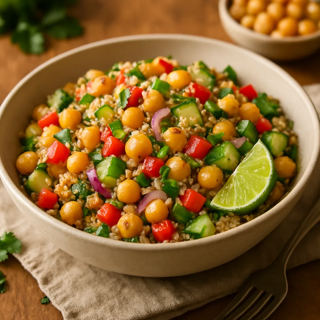 Spicy Chickpea and Quinoa Salad
