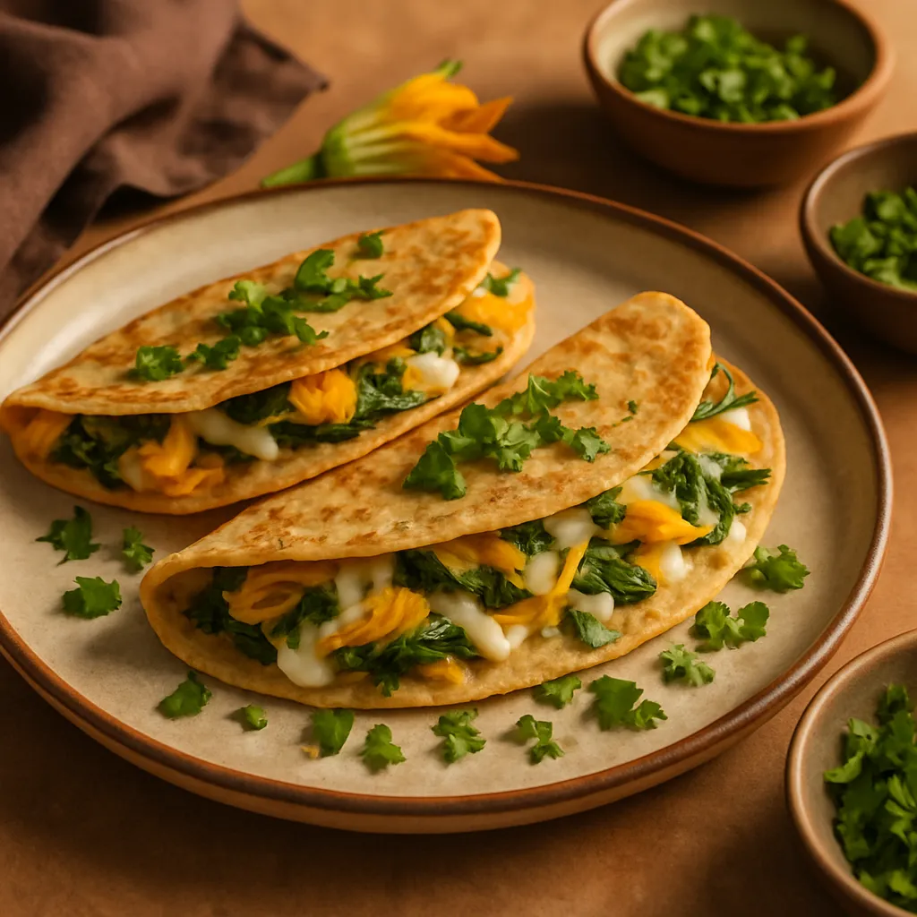 Quesadillas de Flor de Calabaza