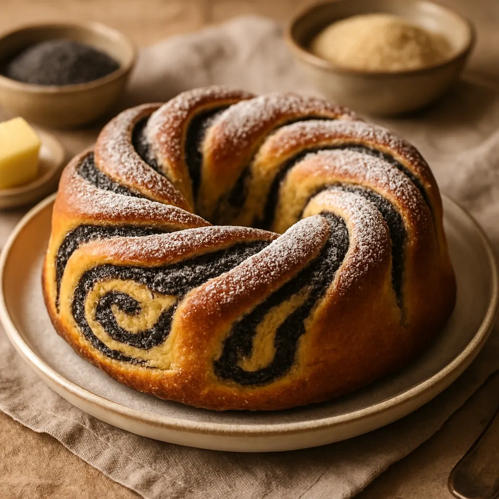 Photo of Classic German Potica with Poppy Seed Filling