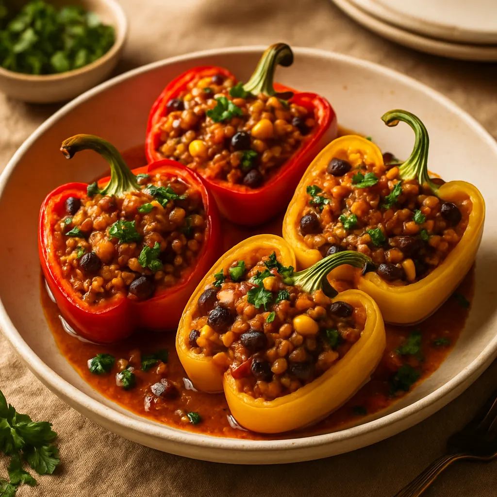 Baked Stuffed Bell Peppers