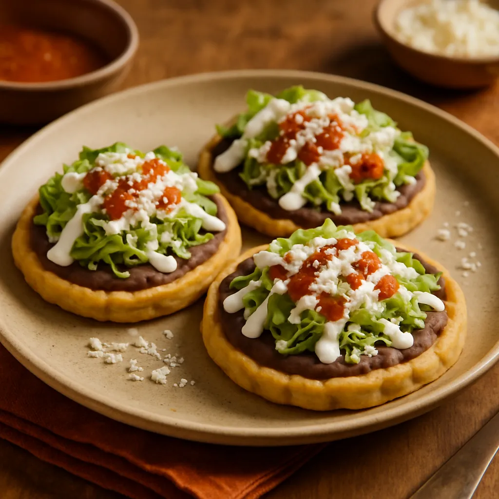 Sopes de Frijoles
