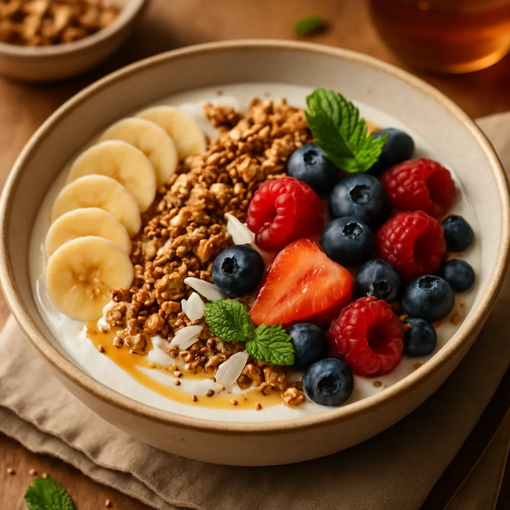 Vegan Coconut Yogurt Parfait with Granola