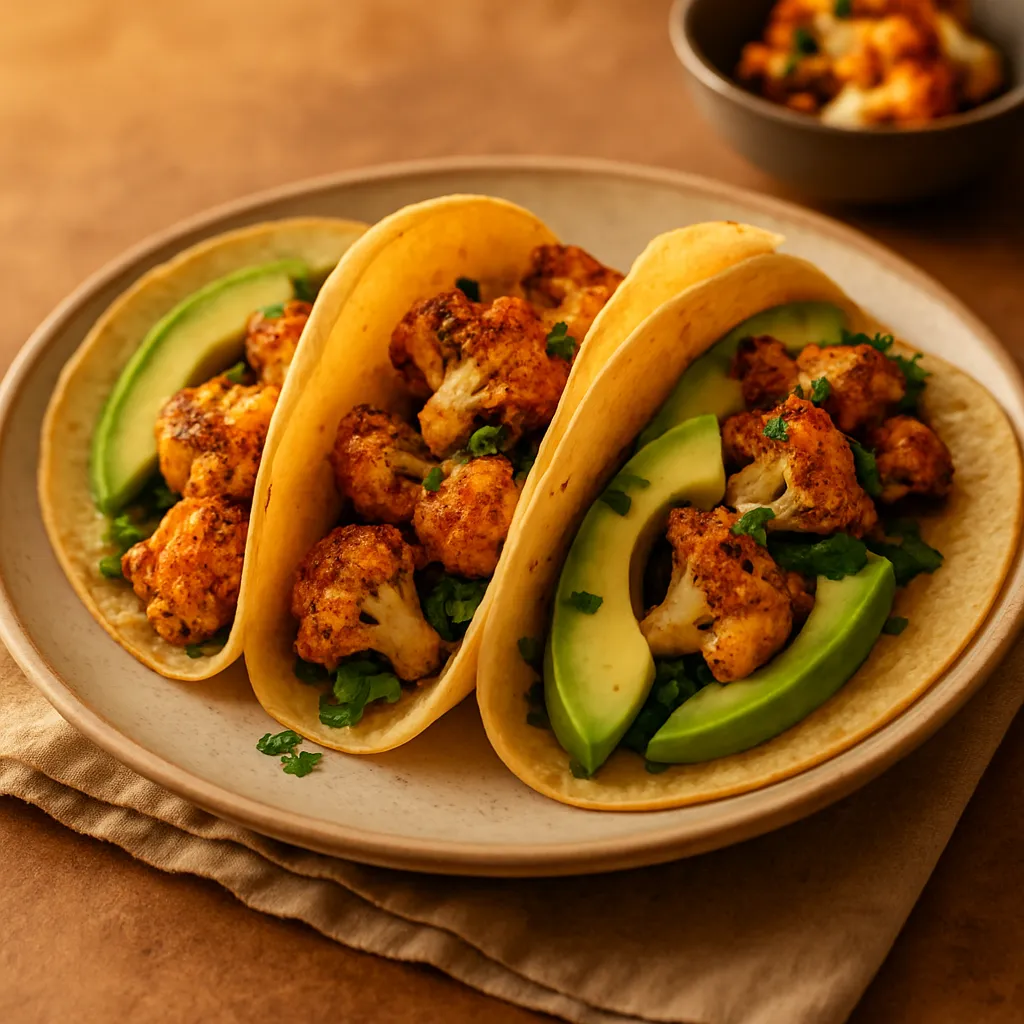 Crispy Cauliflower Tacos