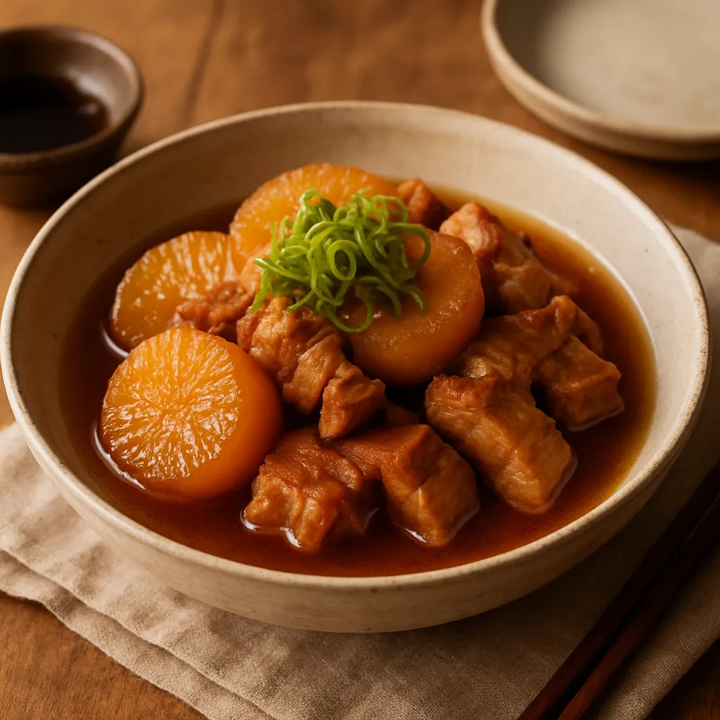 Photo of Best Japanese Braised Daikon with Pork
